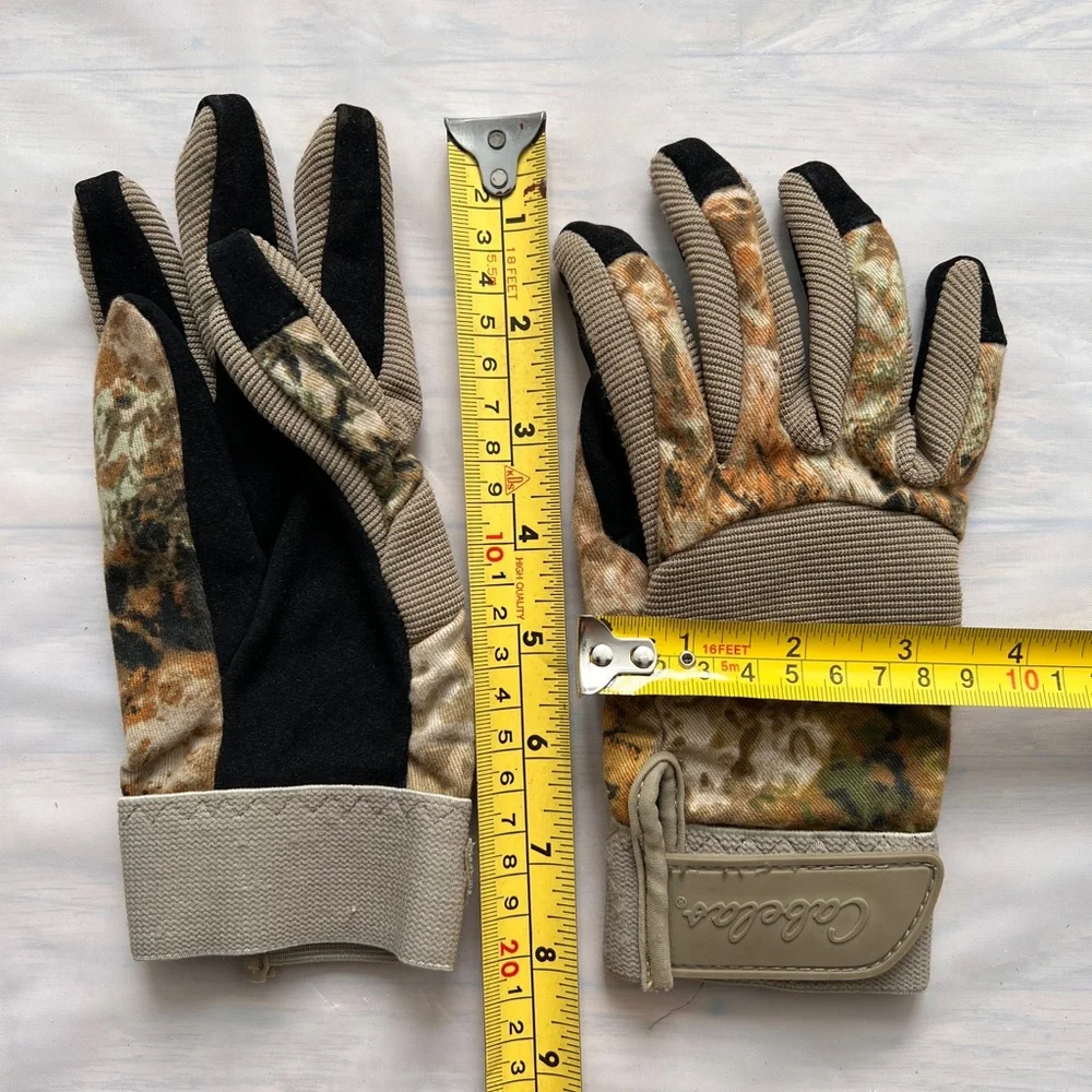Cabela's hunting Gloves lightweight Adjustable cuff Stretchy Youth women size M